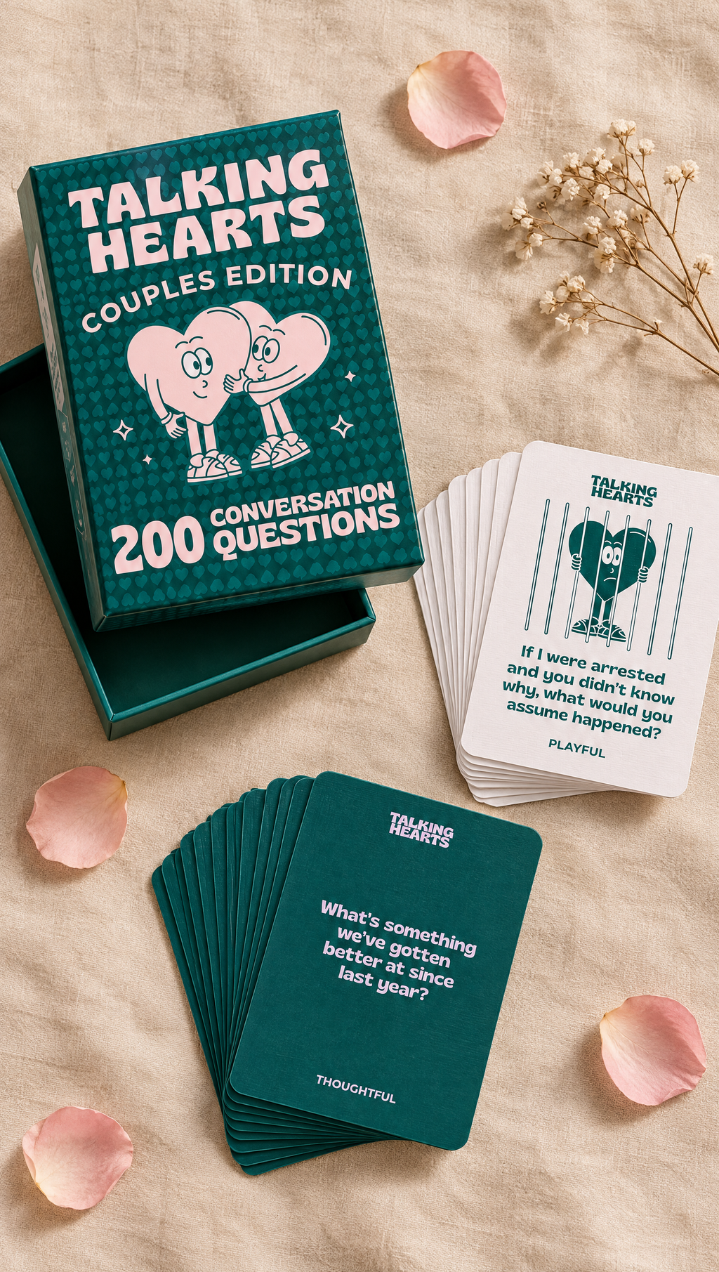 Talking Hearts playful and thoughtful question cards
